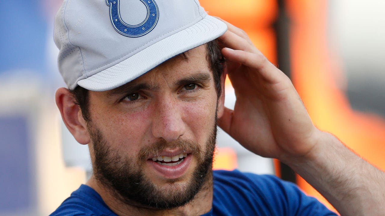 Colts' Luck to remain out of workouts as minicamp begins